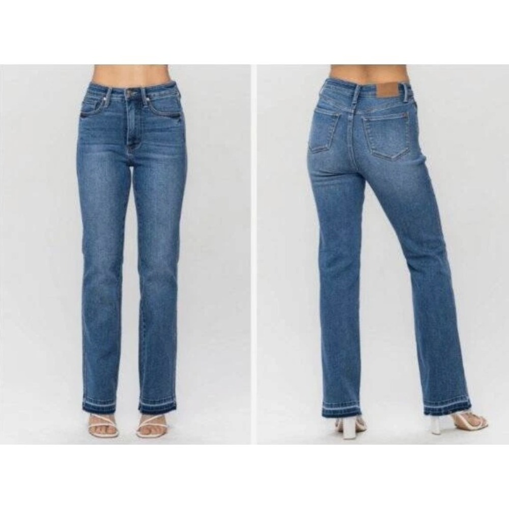 Judy Blue Women's High Waist Tummy Control Slim Fit Bootcut Jeans - Size 11/30 - Picture 2 of 14